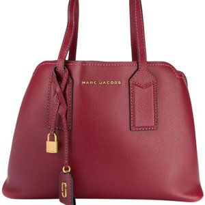 Marc Jacobs The Editor Tote Cabernet Leather Satchel